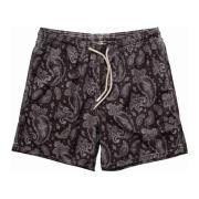 MC2 Saint Barth Stiliga Paisley Simshorts Black, Herr