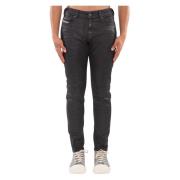 Diesel Svarta Skinny Jeans 1979 Sleenker Stil Black, Herr