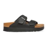 Birkenstock Svarta veganska sandaler Arizona-stil Black, Dam