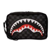 Sprayground Svart Shark Toiletry Brick Organizer Black, Herr