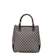 Gucci Vintage Pre-owned Canvas gucci-vskor Black, Dam