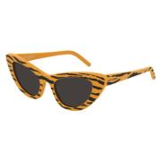 Saint Laurent Lily Läder Axelväska Yellow, Unisex