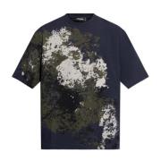 Dsquared2 T-shirt med tryck Blue, Herr