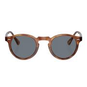 Oliver Peoples Ikoniska Gregory Peck solglasögon Brown, Unisex