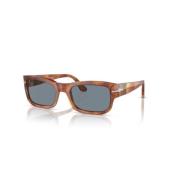 Persol Klassiska solglasögon med svart båge Brown, Unisex