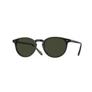 Oliver Peoples Stiliga solglasögon för soliga dagar Black, Unisex