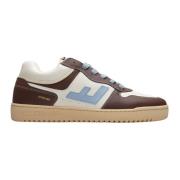 Flamingos' Life Retro Taupe Sky Sneakers Brown, Unisex