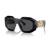 Versace Stiliga Sole Solglasögon Black, Unisex