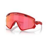 Oakley Sportiga solglasögon för utomhusaktiviteter Red, Unisex