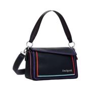 Desigual Modern Svart Handväska Damkollektion Black, Dam