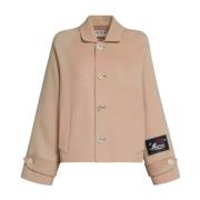 Marni Beige Yllejacka med Knappar Beige, Dam