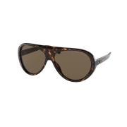 Ralph Lauren Brun Acetat Solglasögon Brown, Herr