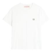 Valentino Garavani Vita T-shirts och Polos med VLogo White, Herr