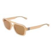 Guess Beige Unisex Solglasögon Pilotstil Beige, Unisex