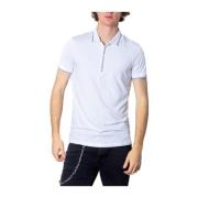 Armani Exchange Vit bomullspolo White, Herr