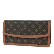 Louis Vuitton Vintage Pre-owned Canvas kuvertvskor Brown, Dam