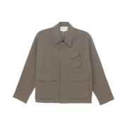 Studio Nicholson Cargo Jacka i Fossil Brun Brown, Herr