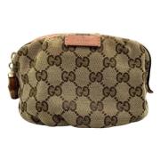 Gucci Vintage Pre-owned Canvas gucci-vskor Brown, Dam