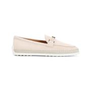 Tod's Elegant Nude Loafer Skor Beige, Dam