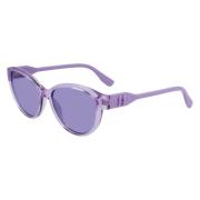 Karl Lagerfeld Lila sprayade solglasögon Purple, Dam