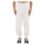 Y-3 Orbit Grey Cuffed Trackpants White, Herr