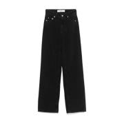 Séfr Avslappnade Jeans Black, Dam