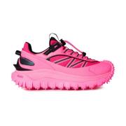 Moncler Rosa Trailgrip Låga Sneakers Pink, Dam