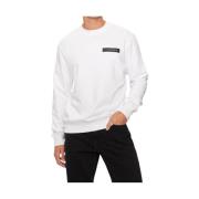 John Richmond Stilig Sweatshirt för Män White, Herr