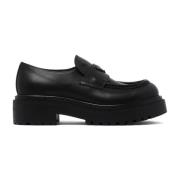 Prada Svarta läderloafers Black, Herr