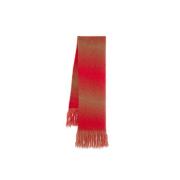 Sunflower Elegant Ombre Scarf Red, Herr