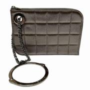 Chanel Vintage Pre-owned Laeder kuvertvskor Gray, Dam