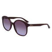 Karl Lagerfeld Bordeaux Acetat Solglasögon Brown, Dam