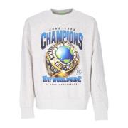 HUF Mästare Crewneck Sweatshirt White, Herr