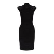 Alaïa Genomskinlig klänning Black, Dam