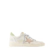 Golden Goose Vita Läder Ballstar Sneakers White, Dam