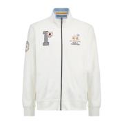 La Martina Herr City Full Zip Tröja White, Herr