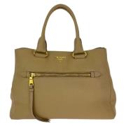 Prada Vintage Pre-owned Laeder prada-vskor Beige, Dam