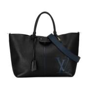 Louis Vuitton Vintage Pre-owned Laeder totevskor Black, Dam