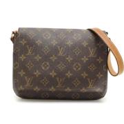 Louis Vuitton Vintage Pre-owned Canvas louis-vuitton-vskor Brown, Dam