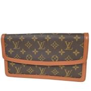 Louis Vuitton Vintage Pre-owned Canvas kuvertvskor Brown, Dam