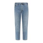 Moschino Jeans med logotyp Blue, Dam