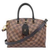 Louis Vuitton Vintage Pre-owned Canvas axelremsvskor Brown, Dam