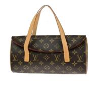 Louis Vuitton Vintage Pre-owned Canvas handvskor Brown, Dam