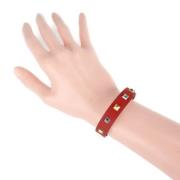 Hermès Vintage Pre-owned Laeder armband Red, Dam