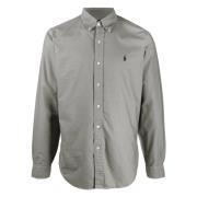 Polo Ralph Lauren Bomullsbordad Oxford-skjorta Gray, Herr