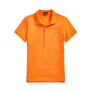 Polo Ralph Lauren Avslappnad T-shirt för män Orange, Dam