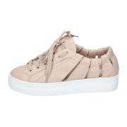 Stokton Läder Damsneakers Snygga Skor Pink, Dam