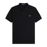 Fred Perry Klassisk Bomullspolotröja Black, Herr