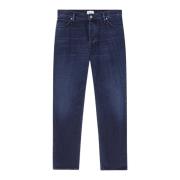 Nn07 Tapered Cropped Jeans Blå Svart Blue, Herr