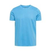 Paul & Shark Måne Badge Bomull Jersey T-shirt Blue, Herr